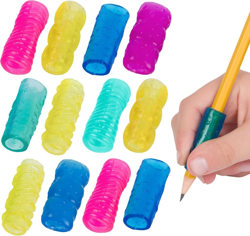The Classics The Pencil Grip Extreme Pencil Grips, Ergonomic Writing Aid For Lefties And Righties, 1.3” Long, Assorted Colors, 12 Count - TPG-16512 - Image 1